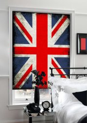 Рулонные шторы с фотопечатью в интерьере